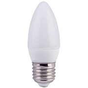 Лампа светодиодная Ecola candle   LED  6,0W 220V E27 2700K свеча (композит) 101x37  [C7LW60ELC]